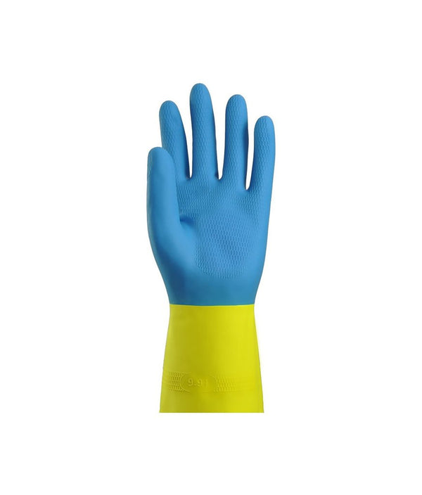 Gant latex MBX réutilisable floqué coton